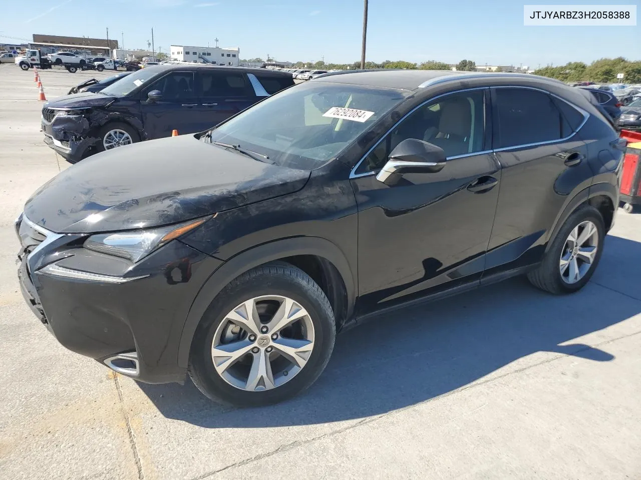 2017 Lexus Nx 200T Base VIN: JTJYARBZ3H2058388 Lot: 76292084