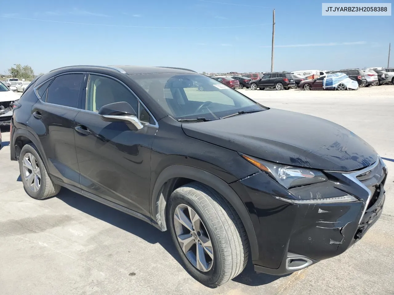 2017 Lexus Nx 200T Base VIN: JTJYARBZ3H2058388 Lot: 76292084