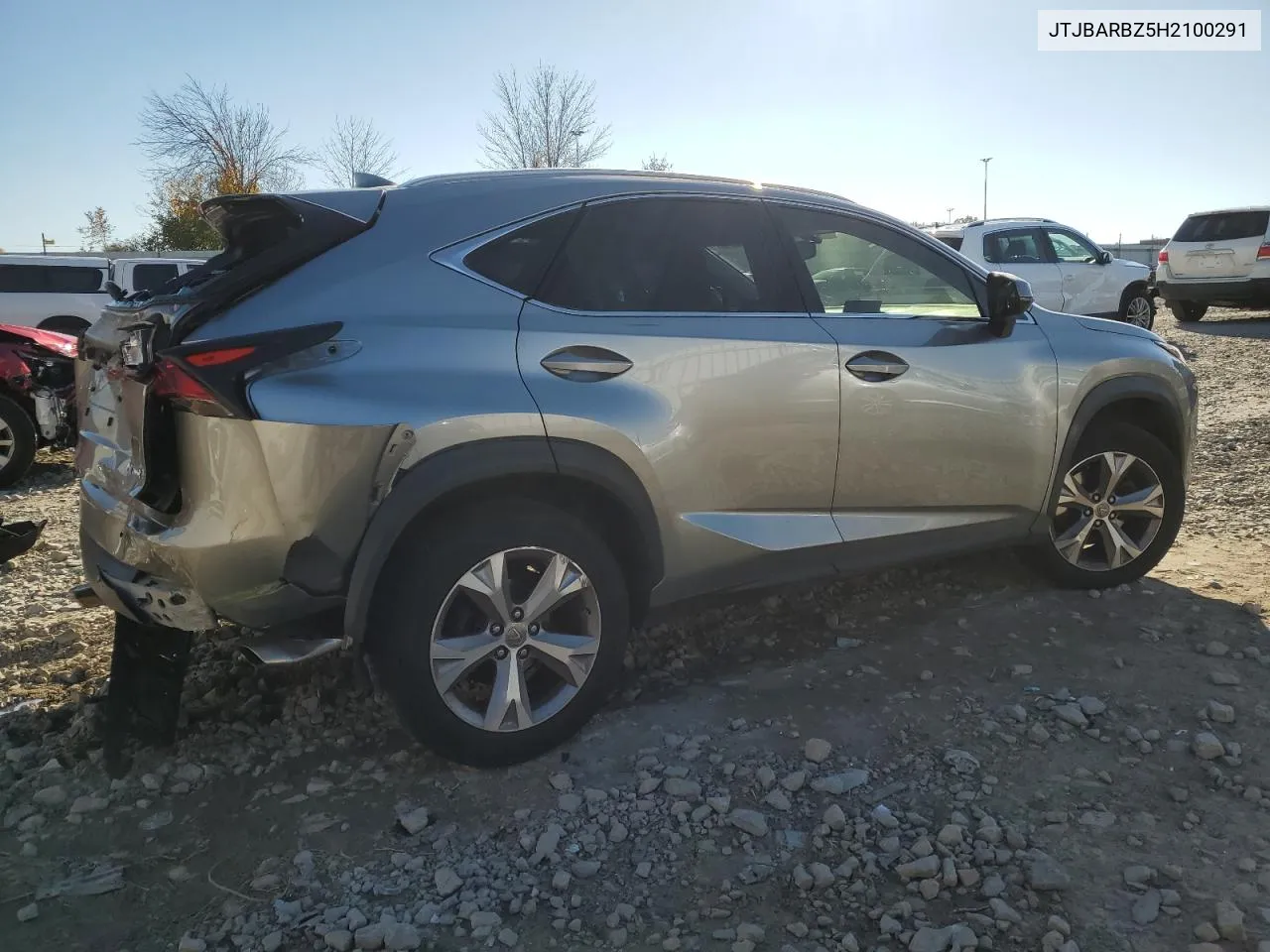 2017 Lexus Nx 200T Base VIN: JTJBARBZ5H2100291 Lot: 76461354