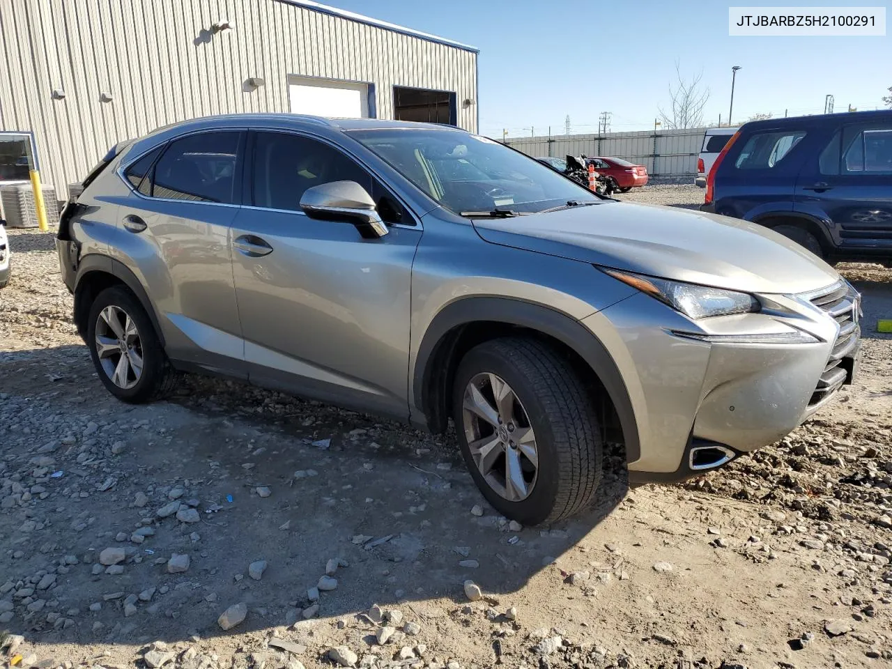 2017 Lexus Nx 200T Base VIN: JTJBARBZ5H2100291 Lot: 76461354