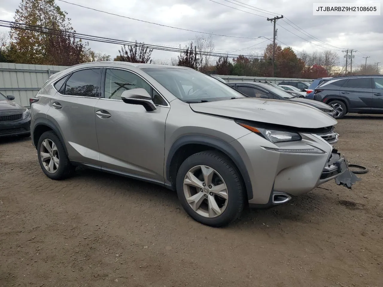 2017 Lexus Nx 200T Base VIN: JTJBARBZ9H2108605 Lot: 76621044