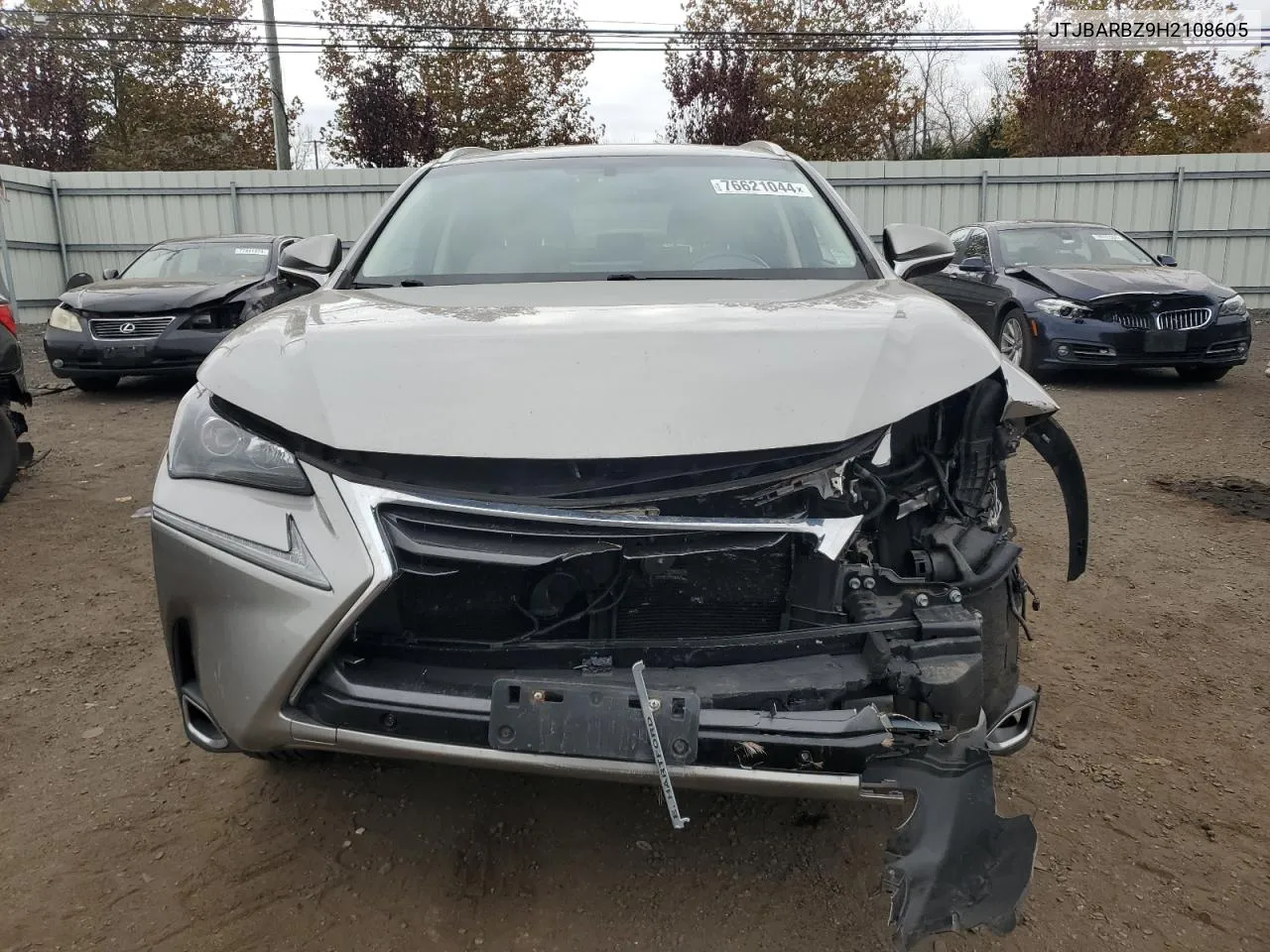 2017 Lexus Nx 200T Base VIN: JTJBARBZ9H2108605 Lot: 76621044