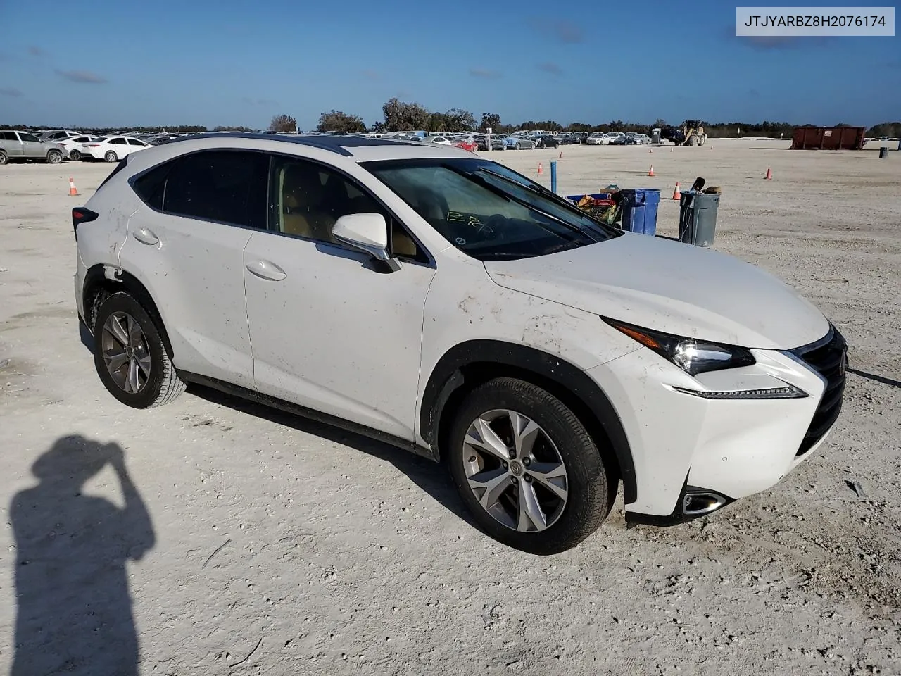 2017 Lexus Nx 200T Base VIN: JTJYARBZ8H2076174 Lot: 77191174