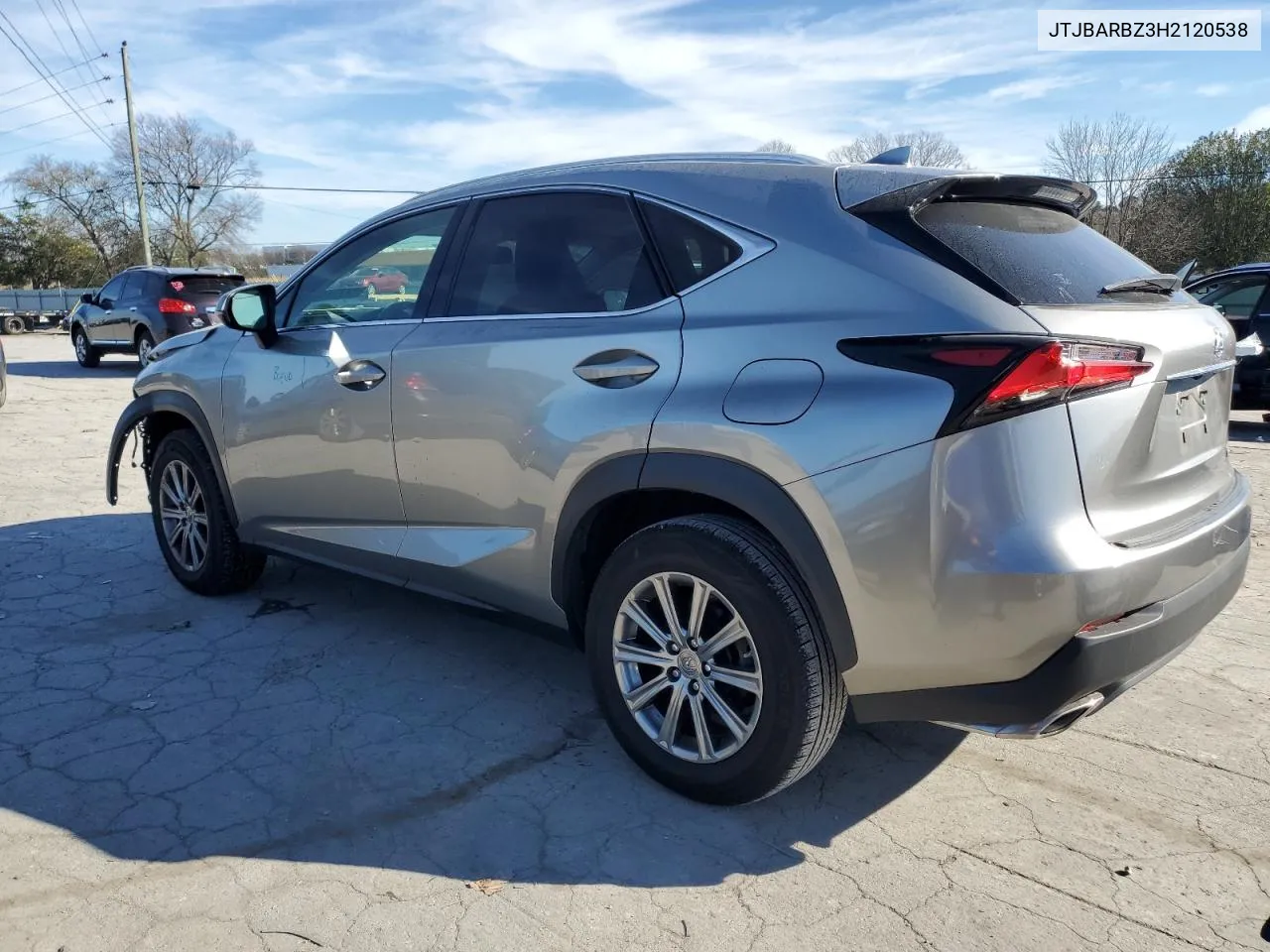 2017 Lexus Nx 200T Base VIN: JTJBARBZ3H2120538 Lot: 77723484