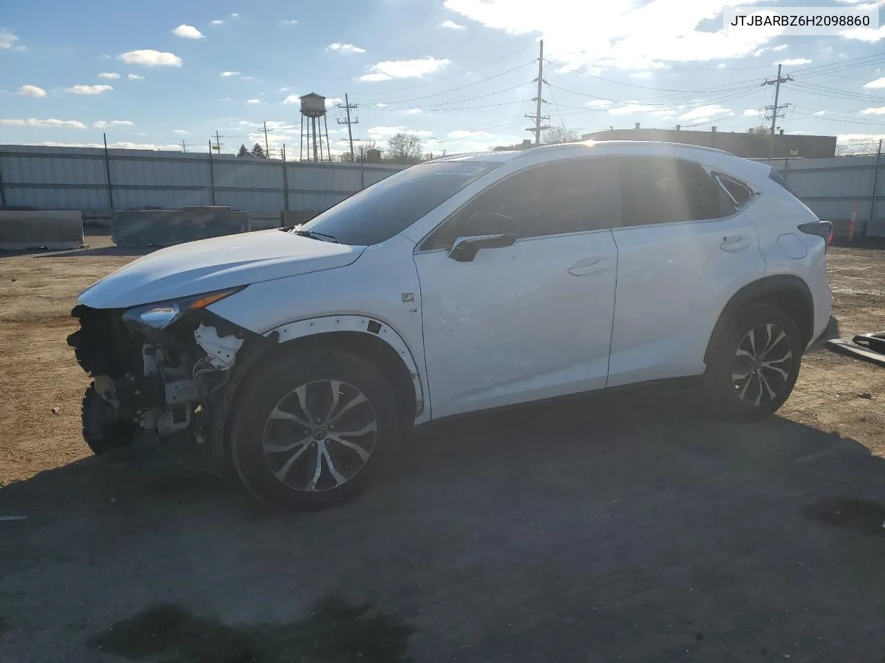 2017 Lexus Nx 200T Base VIN: JTJBARBZ6H2098860 Lot: 80208304