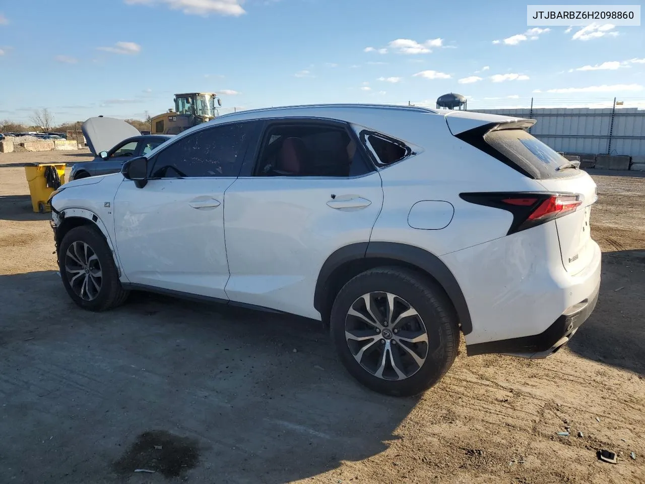 2017 Lexus Nx 200T Base VIN: JTJBARBZ6H2098860 Lot: 80208304