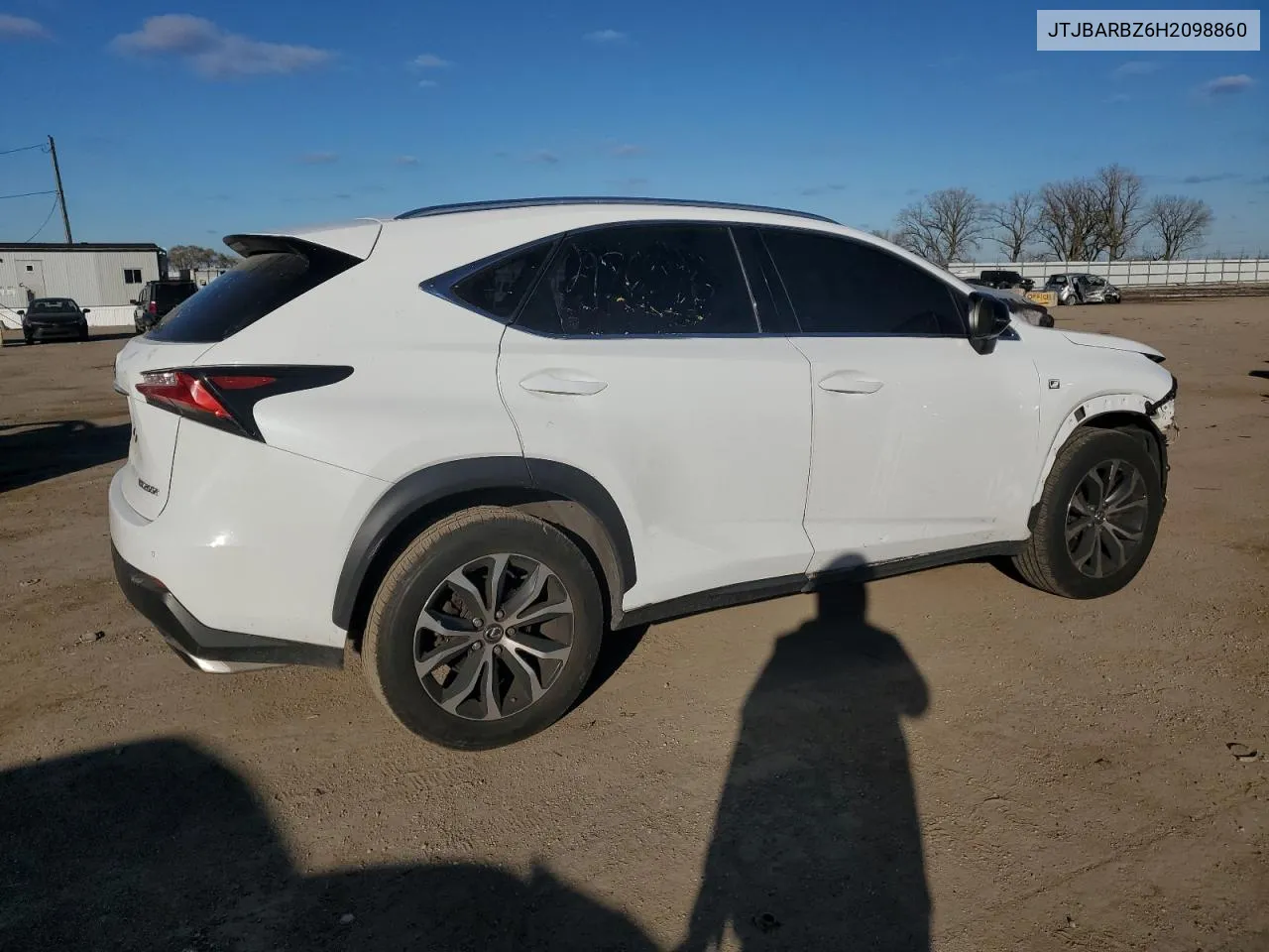 2017 Lexus Nx 200T Base VIN: JTJBARBZ6H2098860 Lot: 80208304