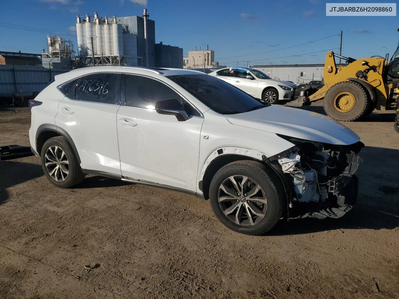 2017 Lexus Nx 200T Base VIN: JTJBARBZ6H2098860 Lot: 80208304