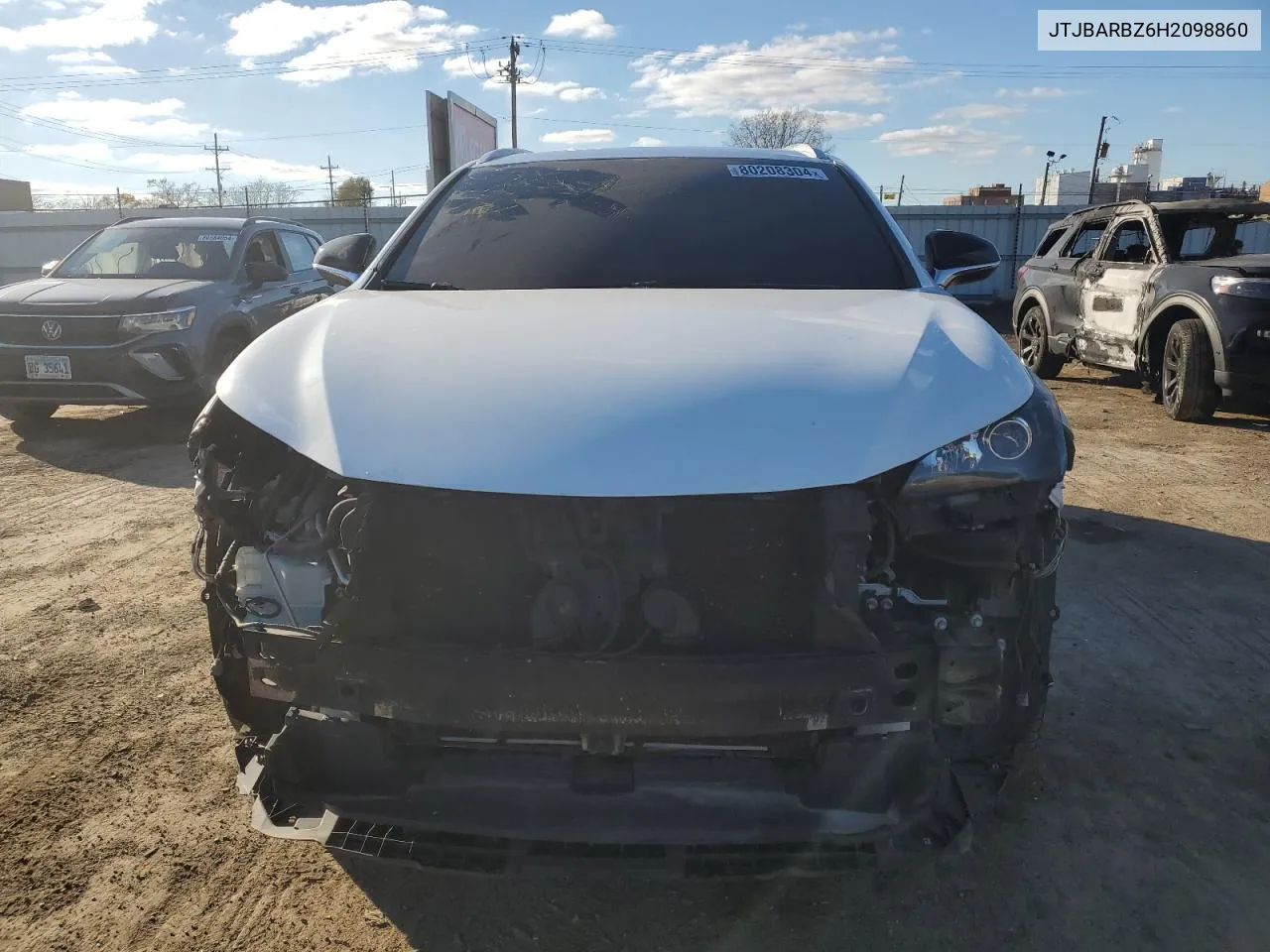 2017 Lexus Nx 200T Base VIN: JTJBARBZ6H2098860 Lot: 80208304