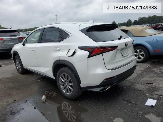 2018 Lexus Nx 300 Base VIN: JTJBARBZ5J2149383 Lot: 55546184