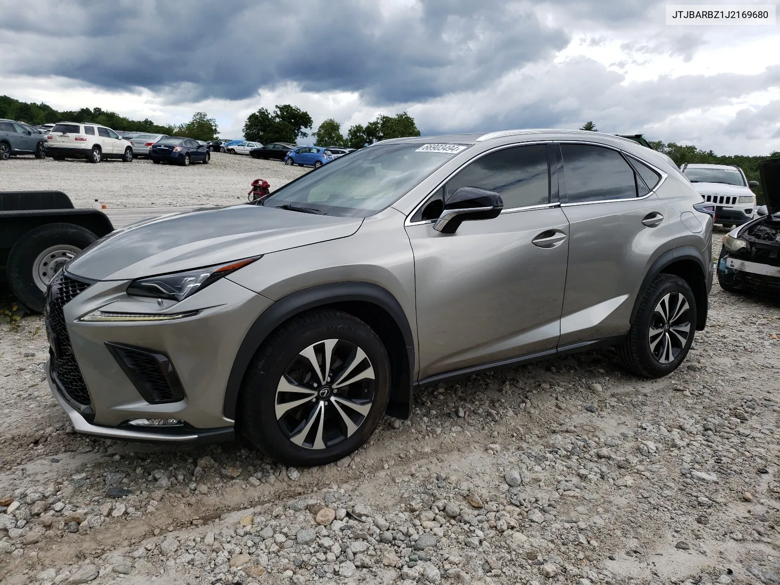 2018 Lexus Nx 300 Base VIN: JTJBARBZ1J2169680 Lot: 66903494