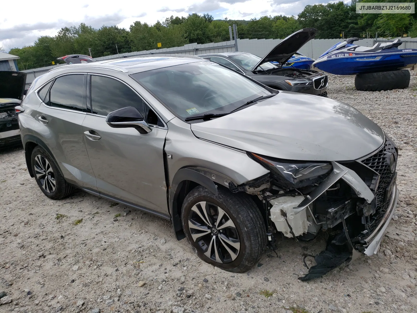 2018 Lexus Nx 300 Base VIN: JTJBARBZ1J2169680 Lot: 66903494