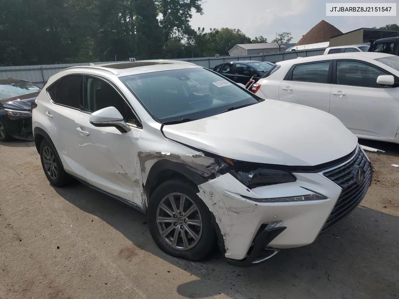 2018 Lexus Nx 300 Base VIN: JTJBARBZ8J2151547 Lot: 67541684