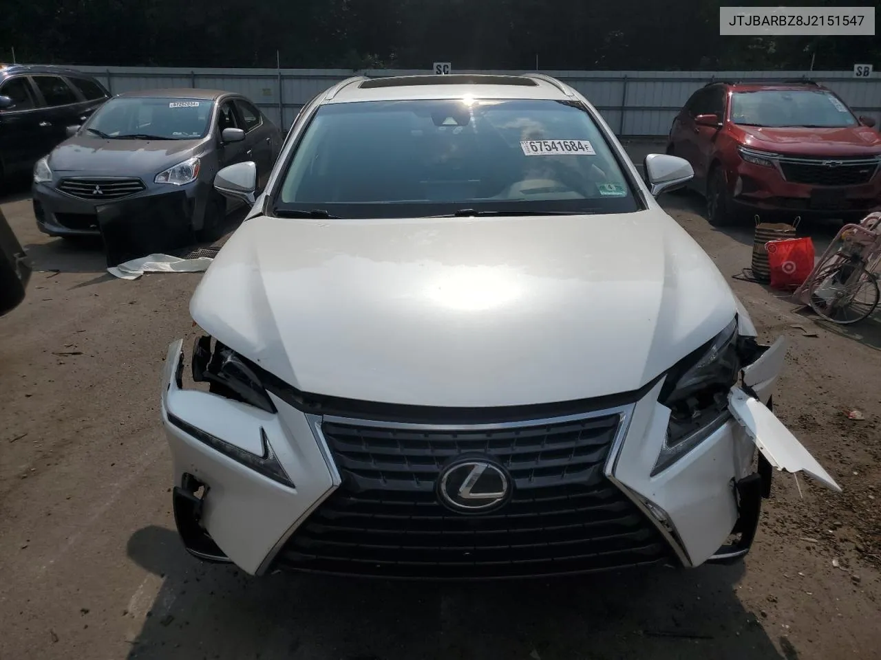 JTJBARBZ8J2151547 2018 Lexus Nx 300 Base