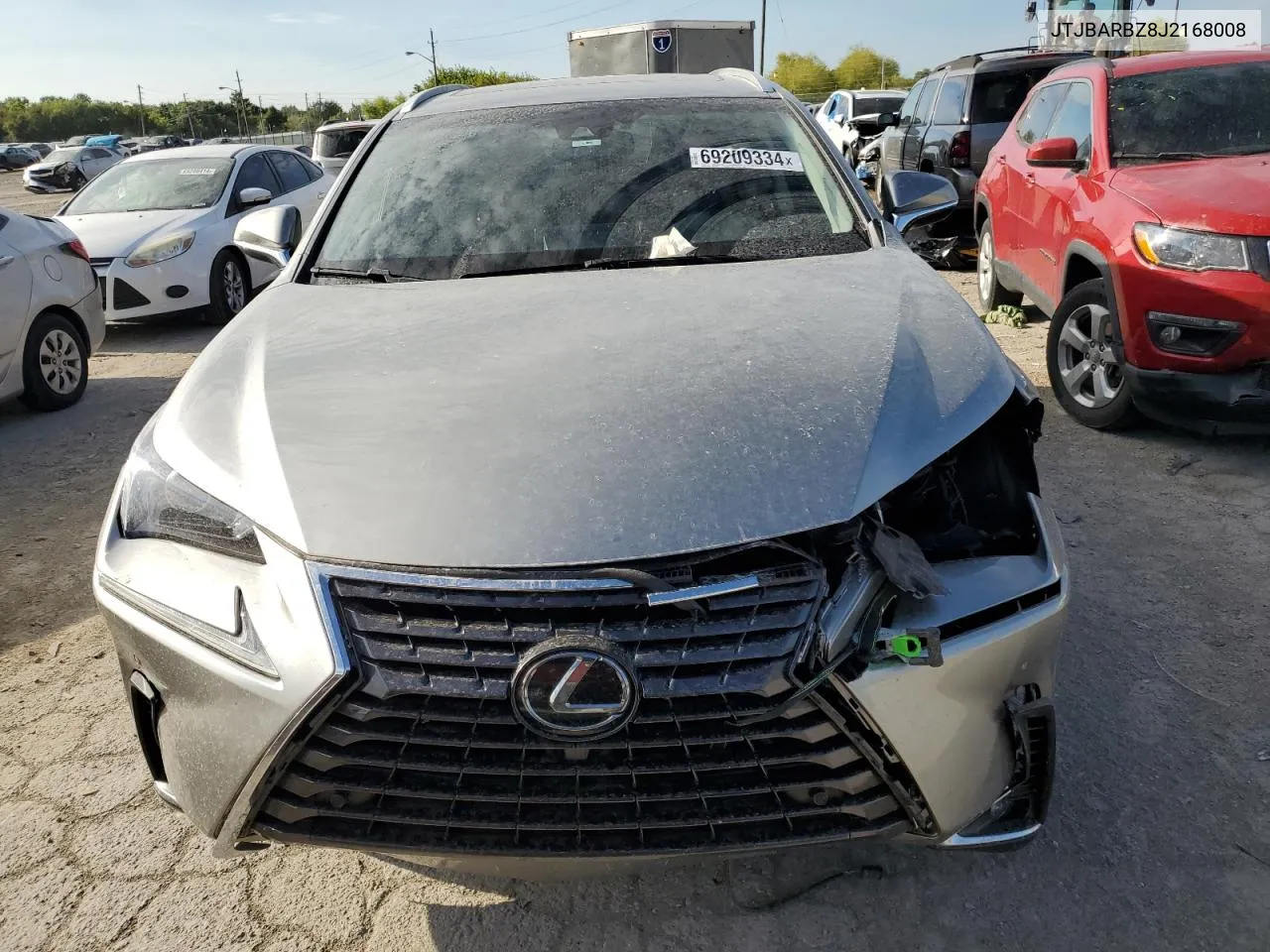 2018 Lexus Nx 300 Base VIN: JTJBARBZ8J2168008 Lot: 69209334