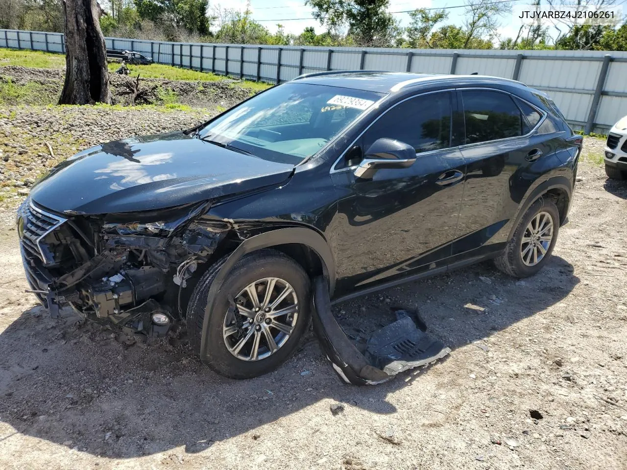 2018 Lexus Nx 300 Base VIN: JTJYARBZ4J2106261 Lot: 69229354