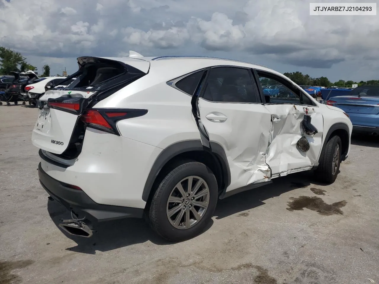 2018 Lexus Nx 300 Base VIN: JTJYARBZ7J2104293 Lot: 69940134