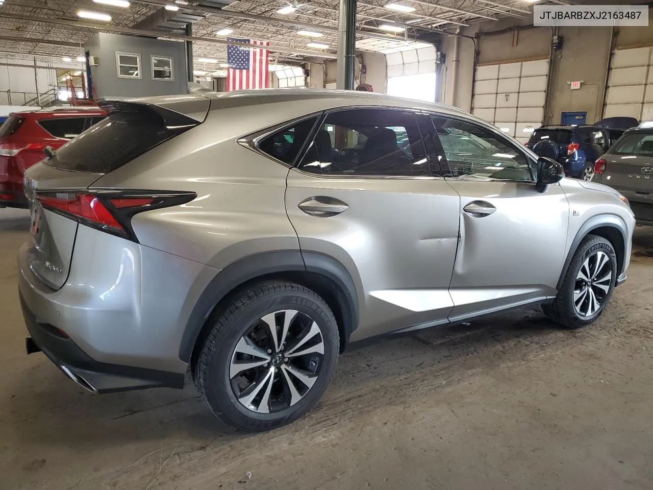 JTJBARBZXJ2163487 2018 Lexus Nx 300 Base