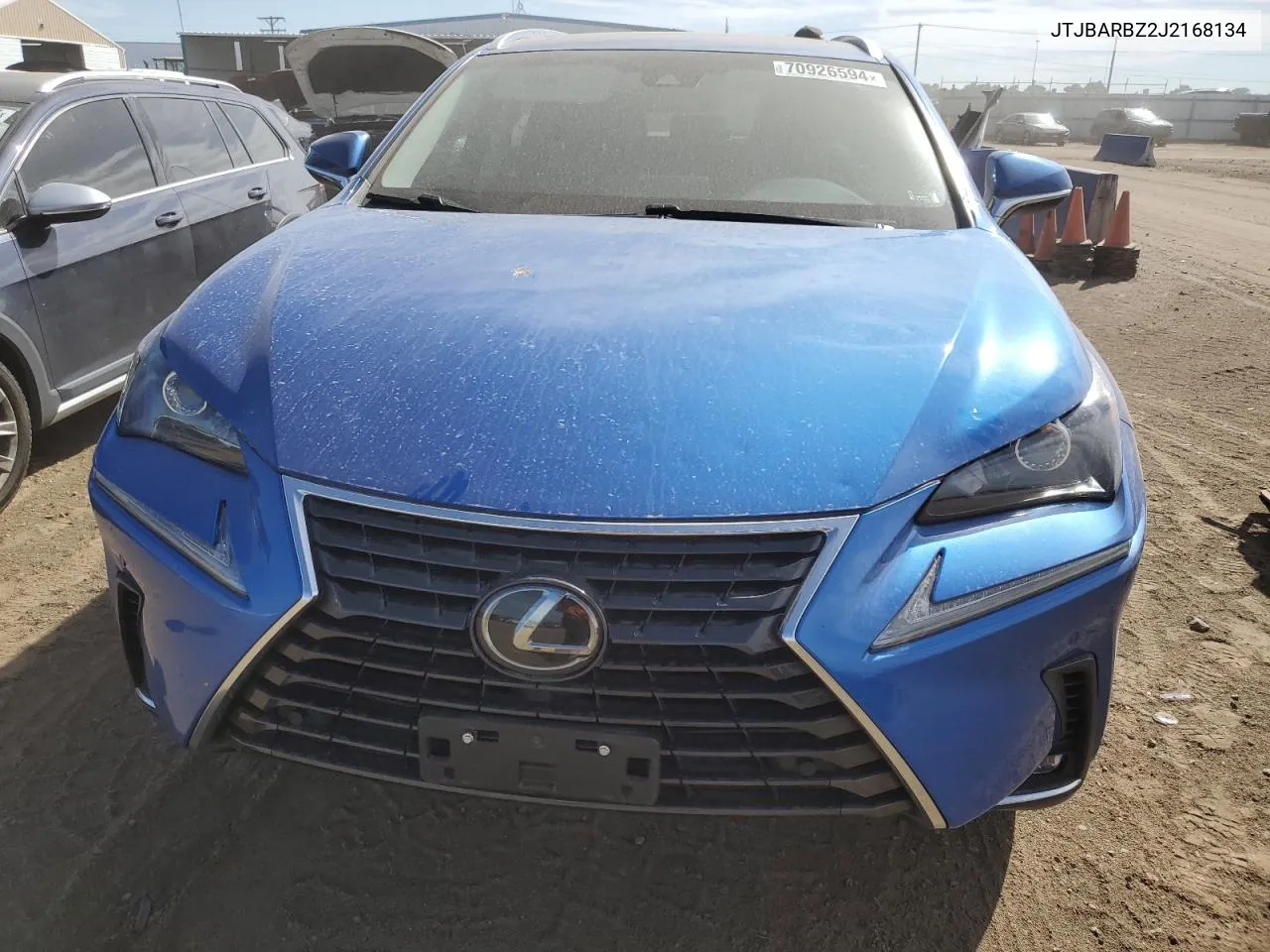 2018 Lexus Nx 300 Base VIN: JTJBARBZ2J2168134 Lot: 70926594