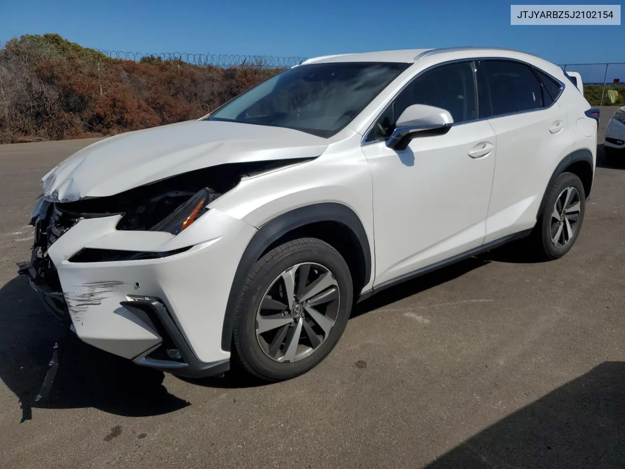 2018 Lexus Nx 300 Base VIN: JTJYARBZ5J2102154 Lot: 72985784