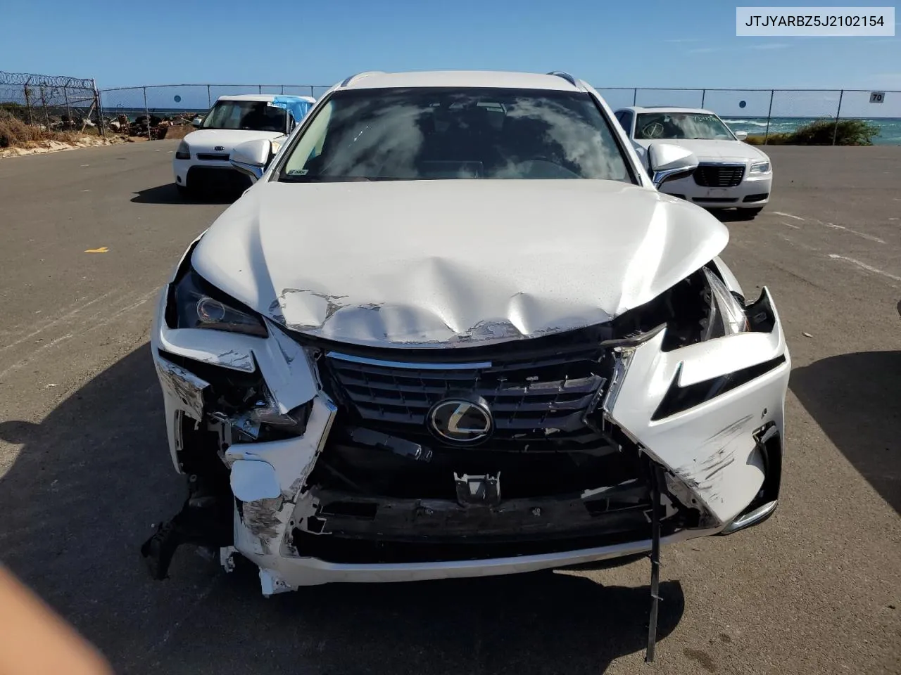 2018 Lexus Nx 300 Base VIN: JTJYARBZ5J2102154 Lot: 72985784