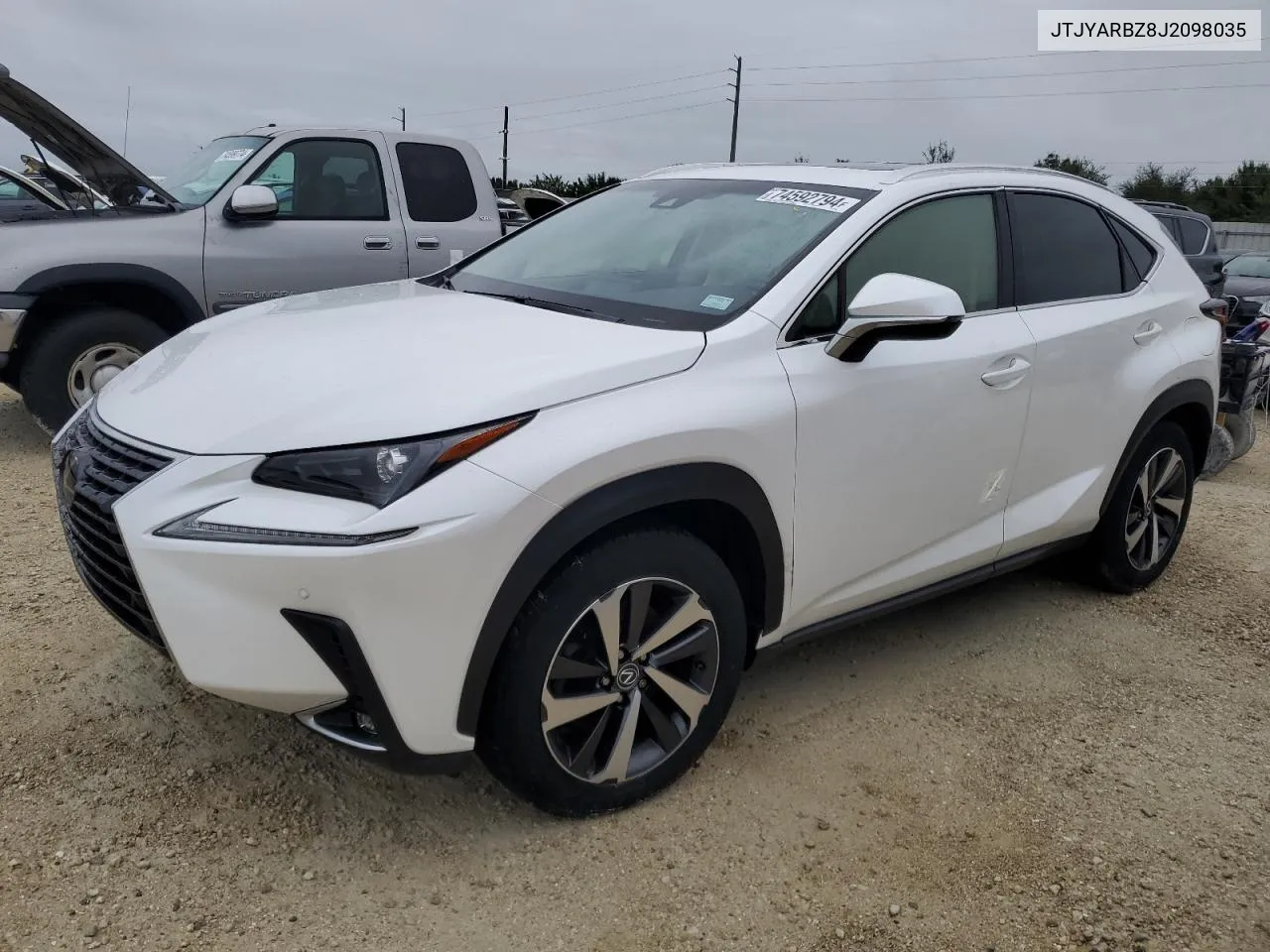 2018 Lexus Nx 300 Base VIN: JTJYARBZ8J2098035 Lot: 74592794