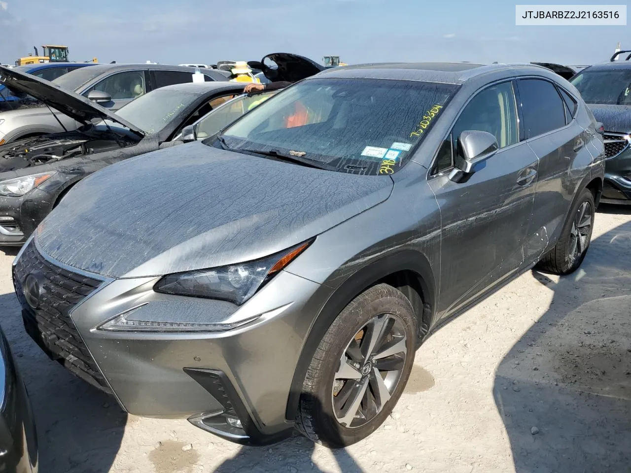 2018 Lexus Nx 300 Base VIN: JTJBARBZ2J2163516 Lot: 75203304