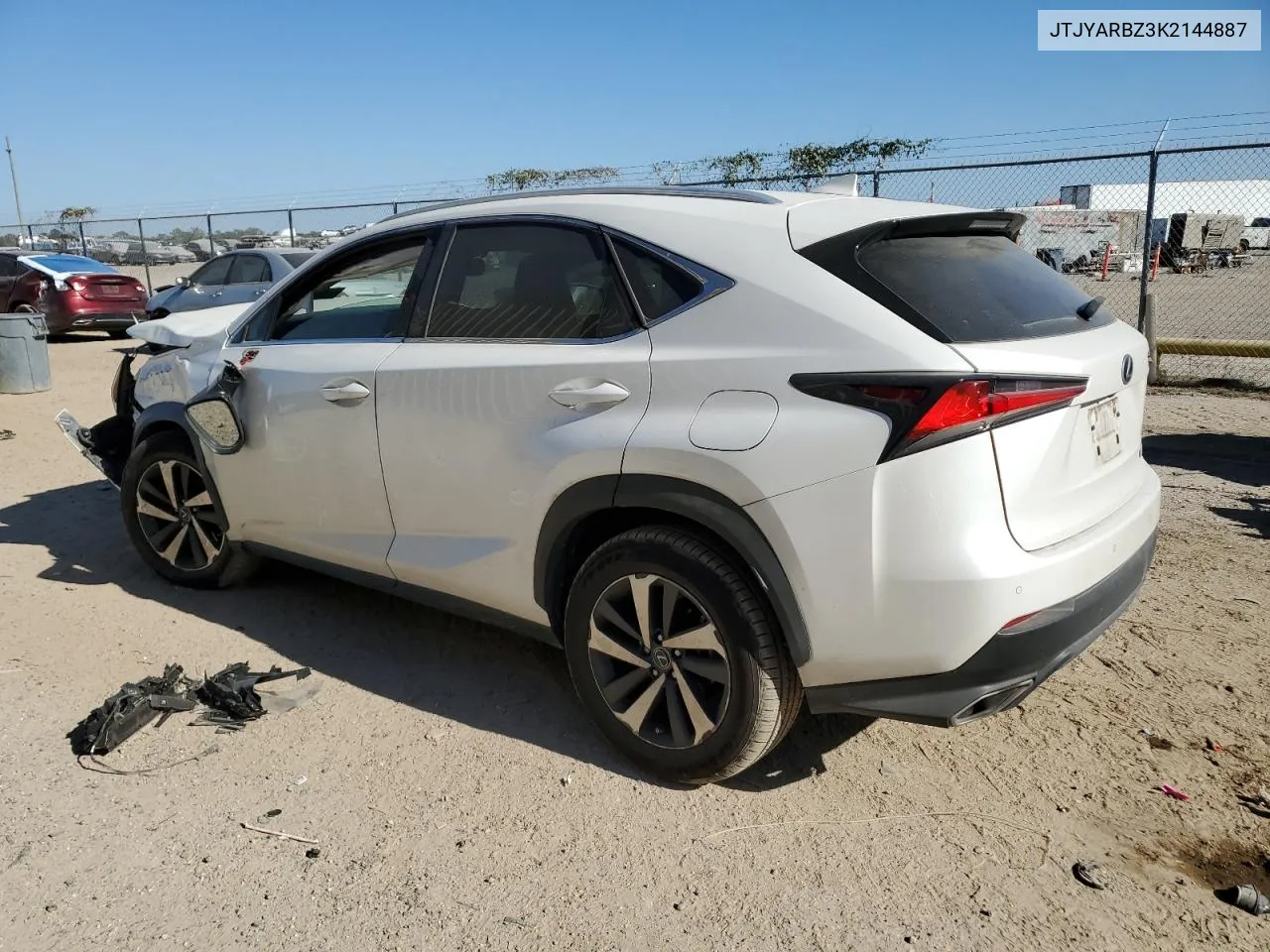 2018 Lexus Nx 300 Base VIN: JTJYARBZ3K2144887 Lot: 75273104