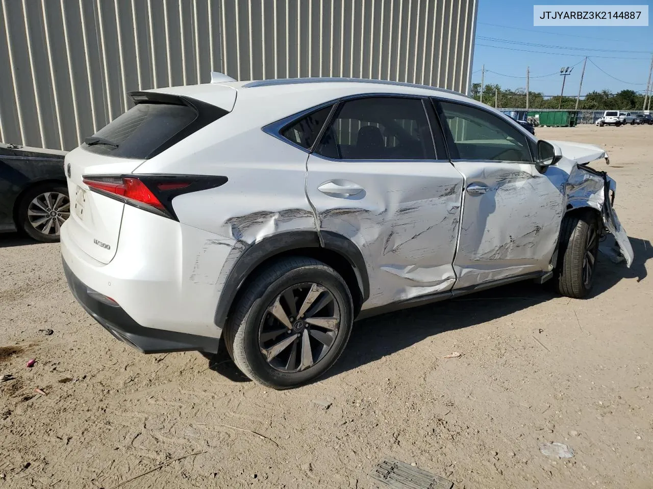 2018 Lexus Nx 300 Base VIN: JTJYARBZ3K2144887 Lot: 75273104