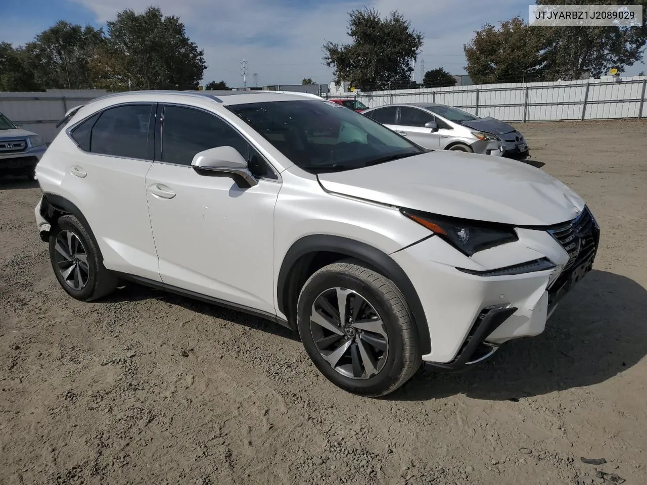 2018 Lexus Nx 300 Base VIN: JTJYARBZ1J2089029 Lot: 75359204