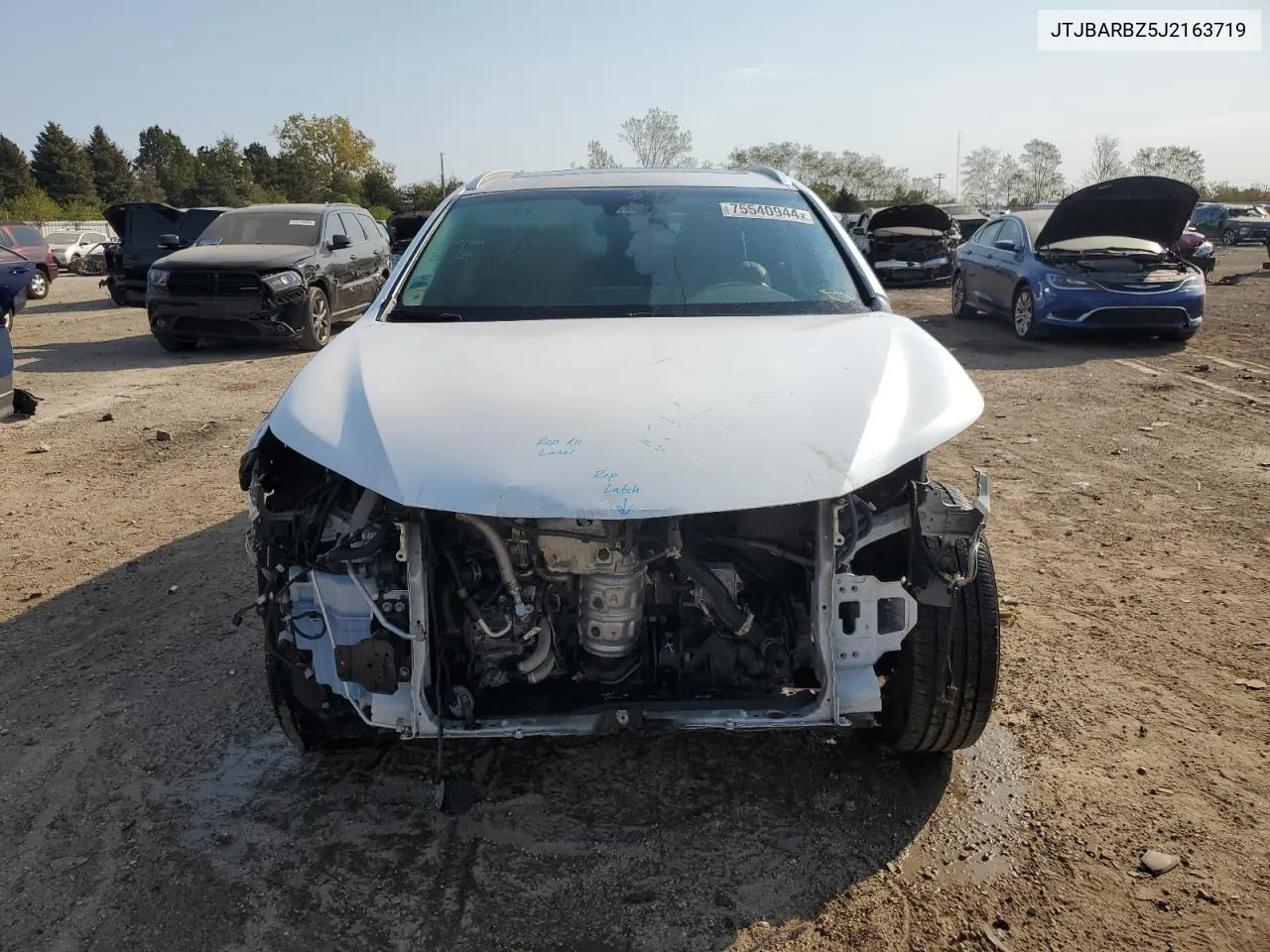 2018 Lexus Nx 300 Base VIN: JTJBARBZ5J2163719 Lot: 75540944