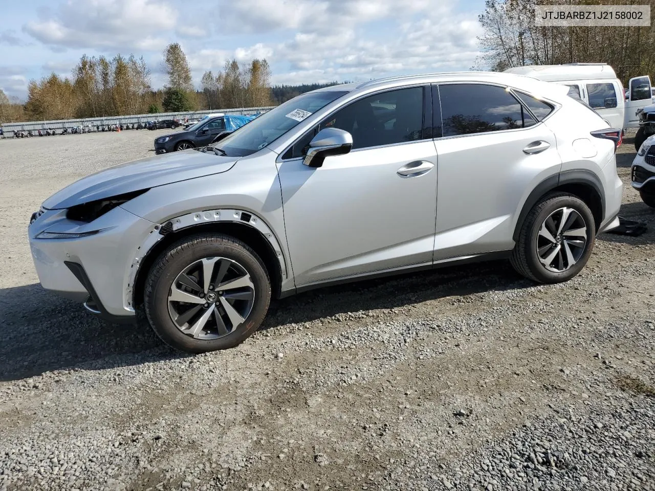 2018 Lexus Nx 300 Base VIN: JTJBARBZ1J2158002 Lot: 75569154