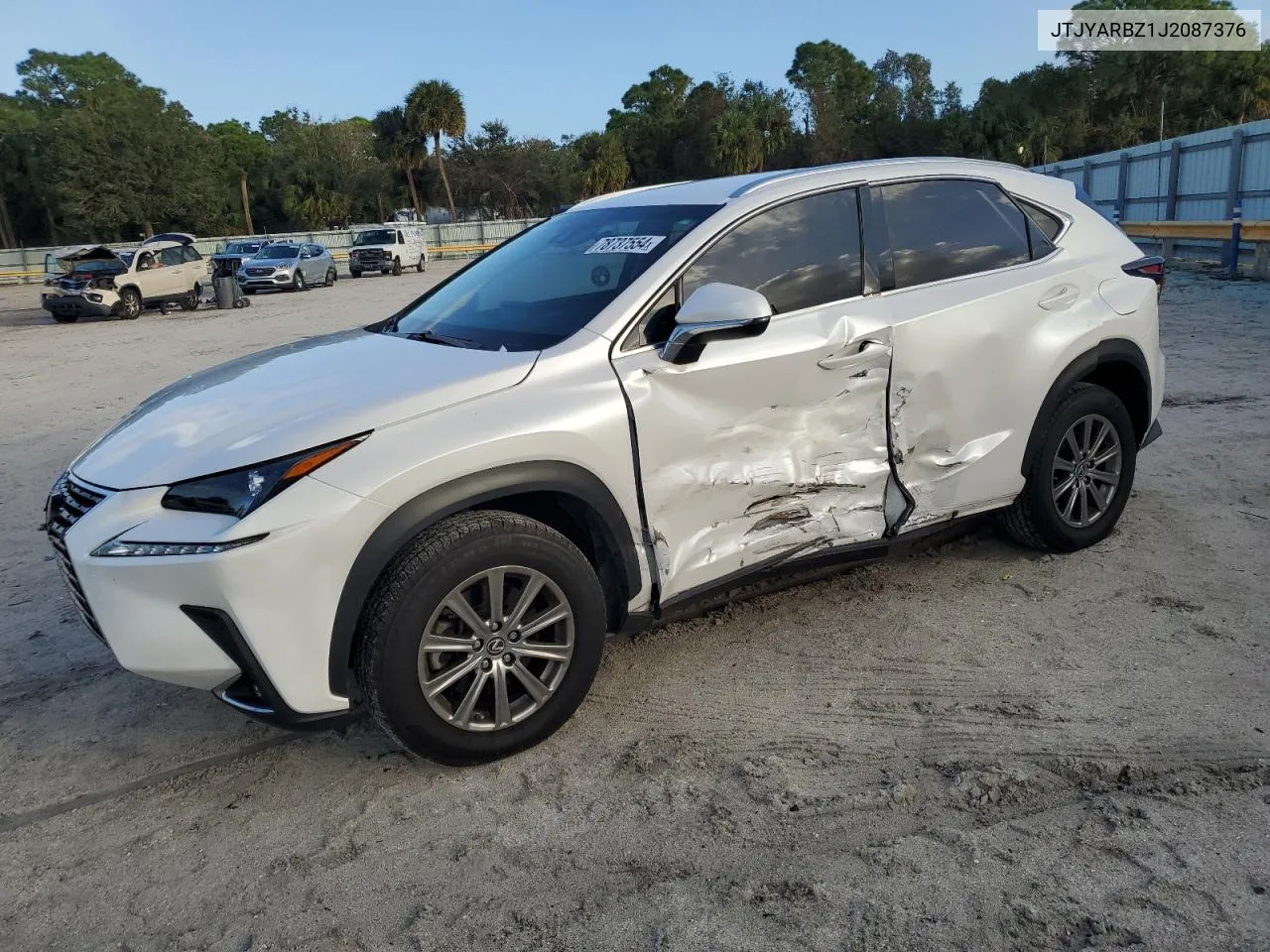 2018 Lexus Nx 300 Base VIN: JTJYARBZ1J2087376 Lot: 78737554