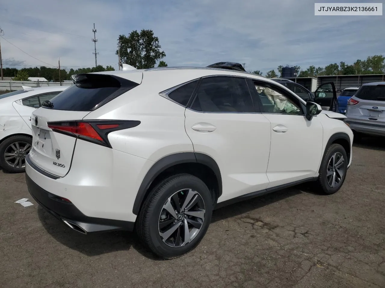 JTJYARBZ3K2136661 2019 Lexus Nx 300 Base