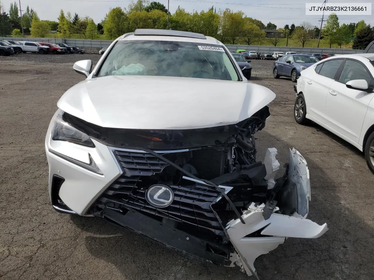 JTJYARBZ3K2136661 2019 Lexus Nx 300 Base