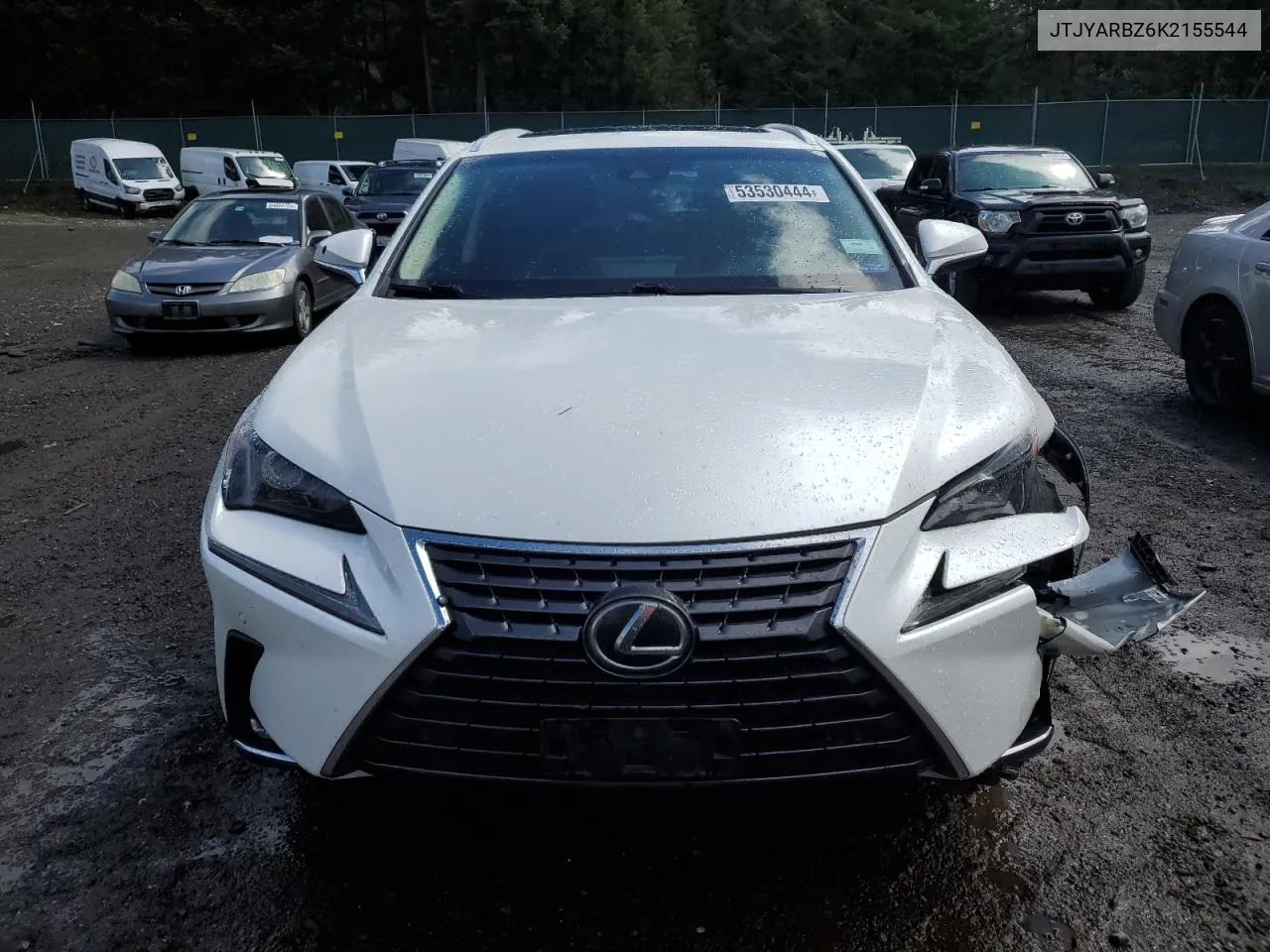 2019 Lexus Nx 300 Base VIN: JTJYARBZ6K2155544 Lot: 53530444