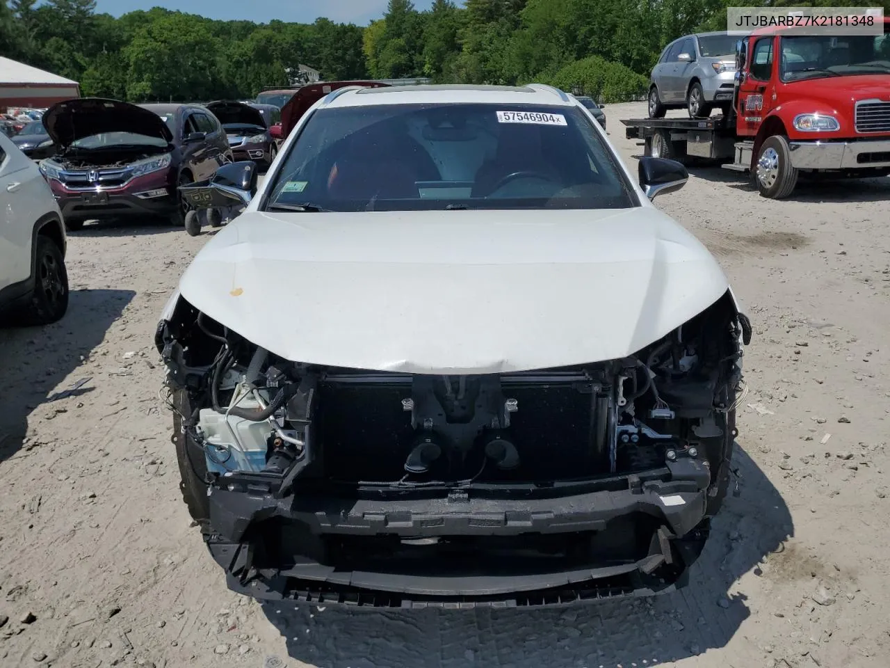 2019 Lexus Nx 300 Base VIN: JTJBARBZ7K2181348 Lot: 57546904