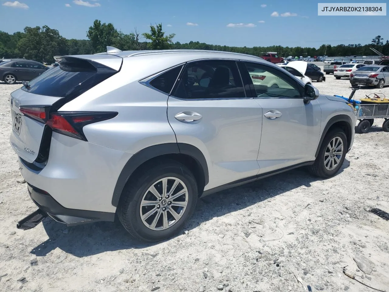 2019 Lexus Nx 300 Base VIN: JTJYARBZ0K2138304 Lot: 58043014