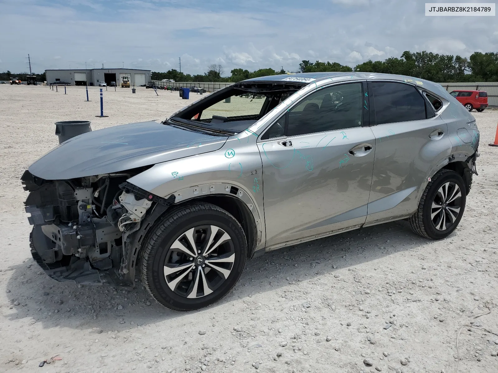 2019 Lexus Nx 300 Base VIN: JTJBARBZ8K2184789 Lot: 64764064