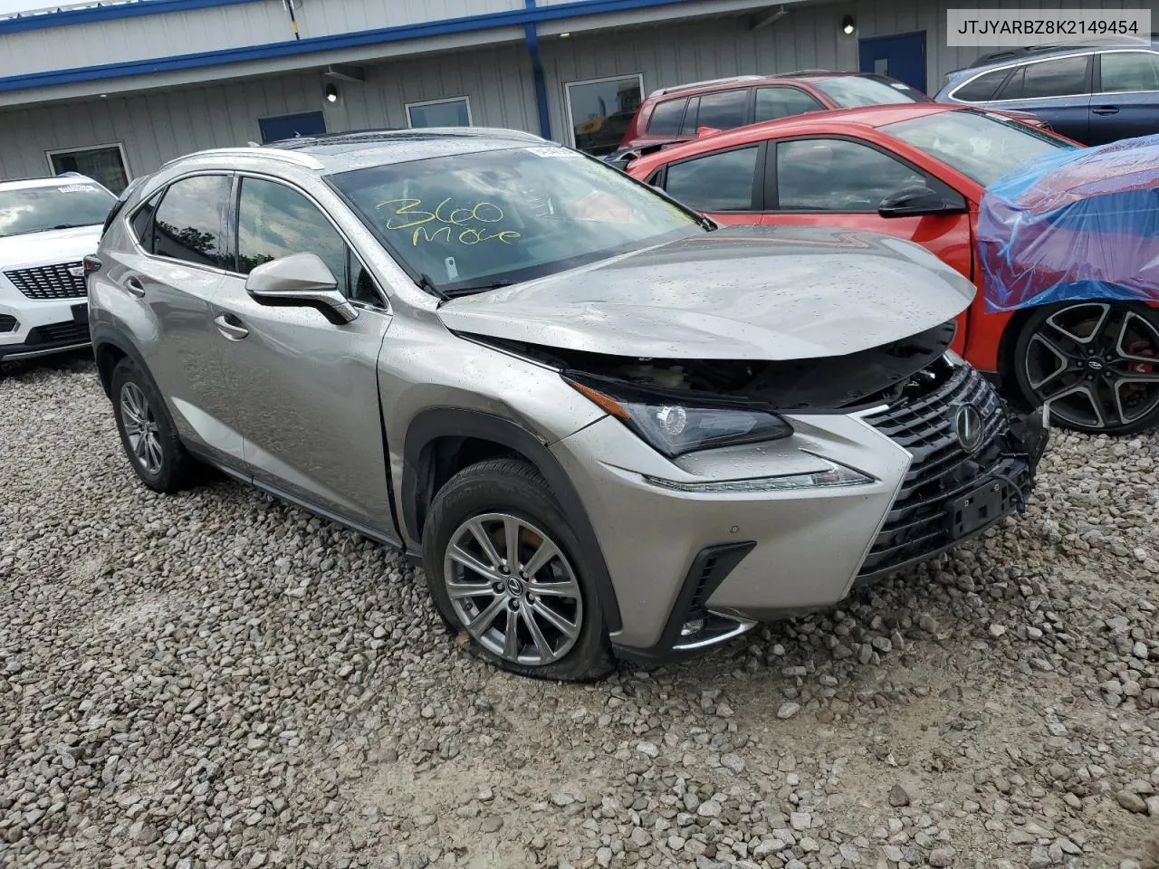 2019 Lexus Nx 300 Base VIN: JTJYARBZ8K2149454 Lot: 64942984