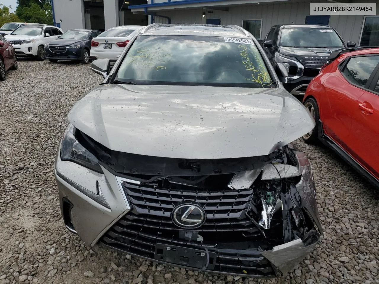 2019 Lexus Nx 300 Base VIN: JTJYARBZ8K2149454 Lot: 64942984