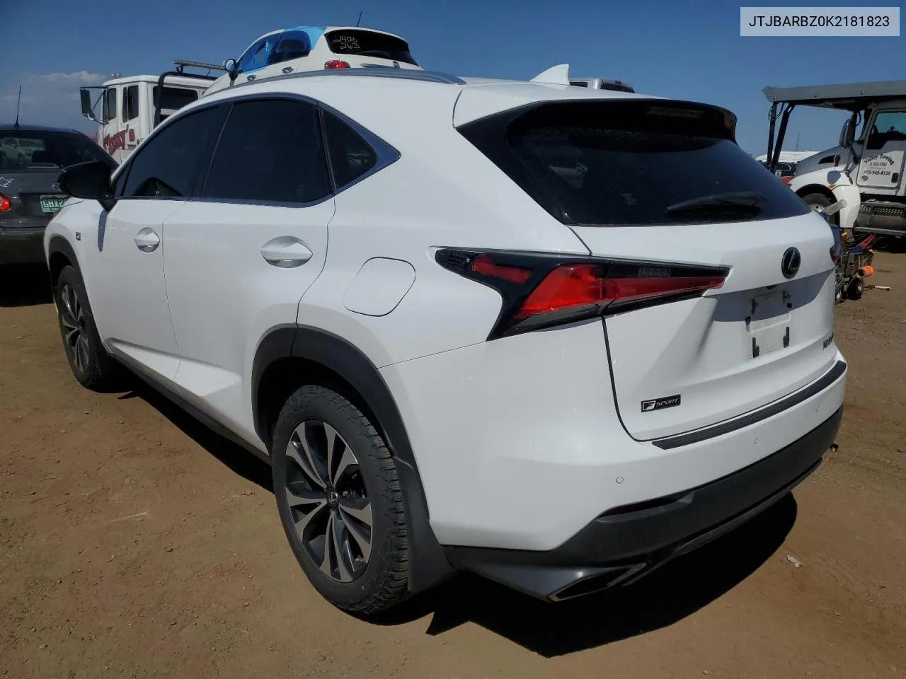 2019 Lexus Nx 300 Base VIN: JTJBARBZ0K2181823 Lot: 67610374