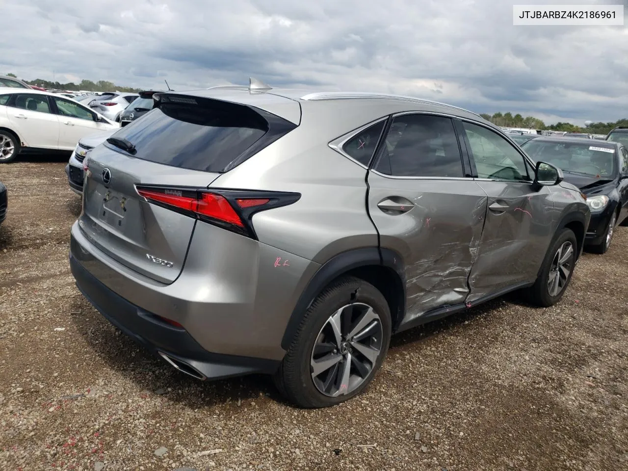 JTJBARBZ4K2186961 2019 Lexus Nx 300 Base