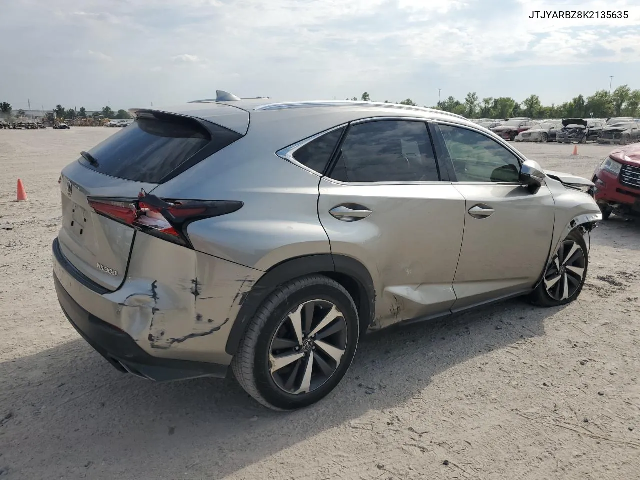 2019 Lexus Nx 300 Base VIN: JTJYARBZ8K2135635 Lot: 68163914