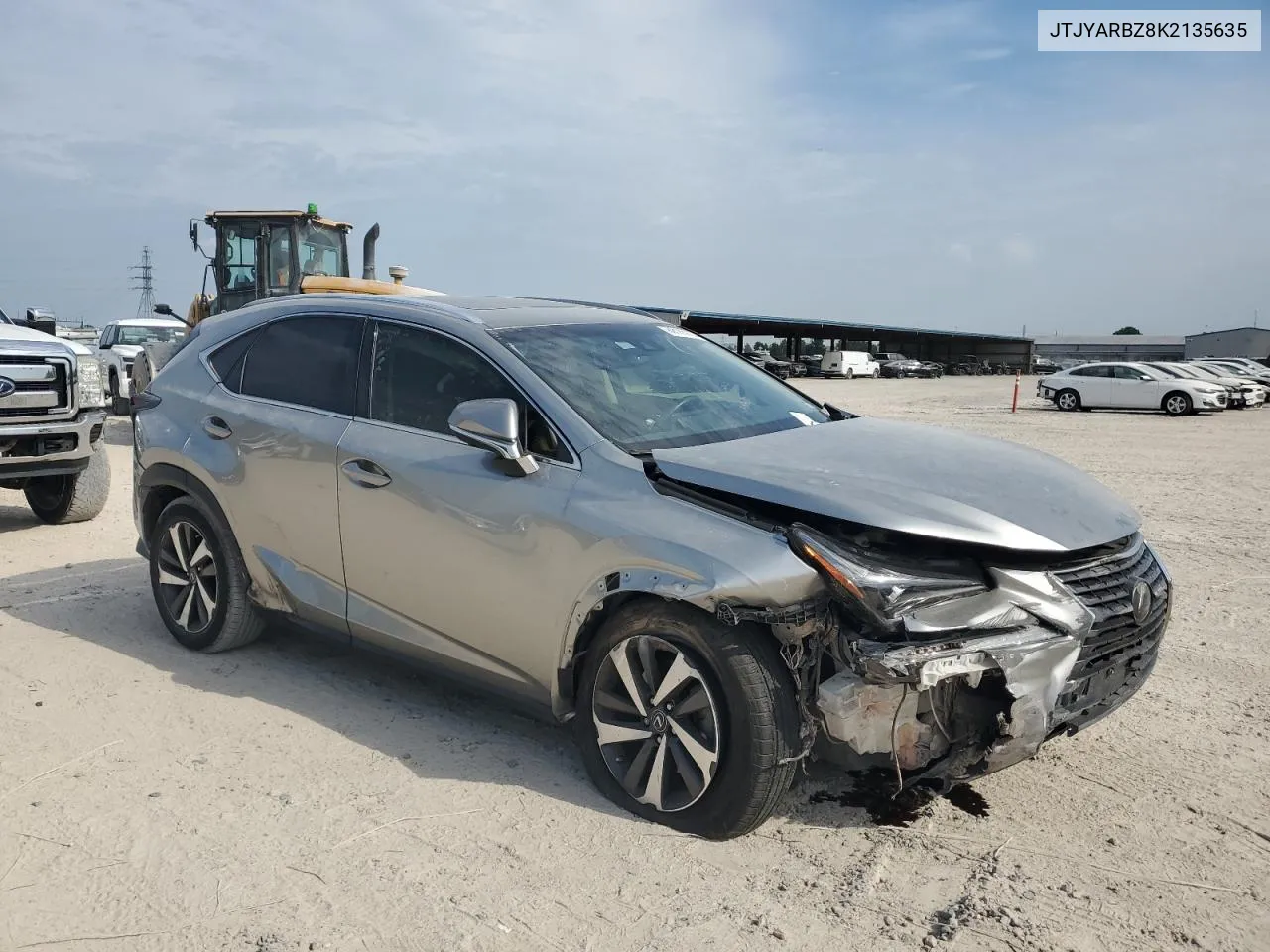 2019 Lexus Nx 300 Base VIN: JTJYARBZ8K2135635 Lot: 68163914