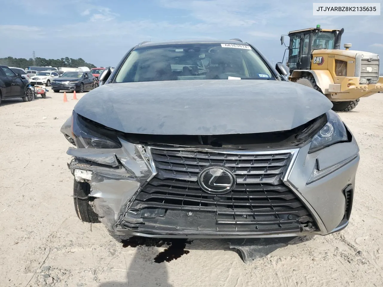 2019 Lexus Nx 300 Base VIN: JTJYARBZ8K2135635 Lot: 68163914