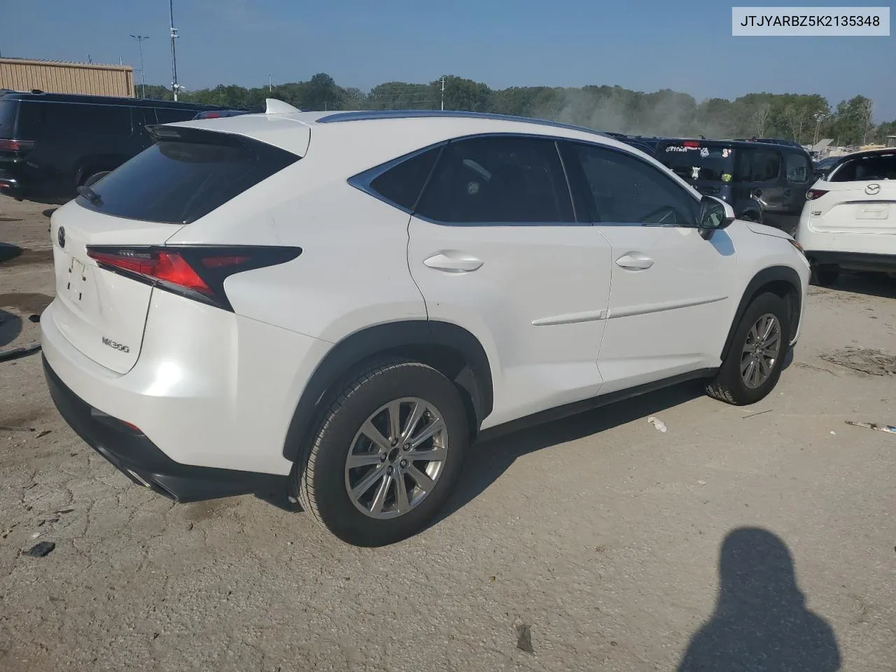 2019 Lexus Nx 300 Base VIN: JTJYARBZ5K2135348 Lot: 68360794