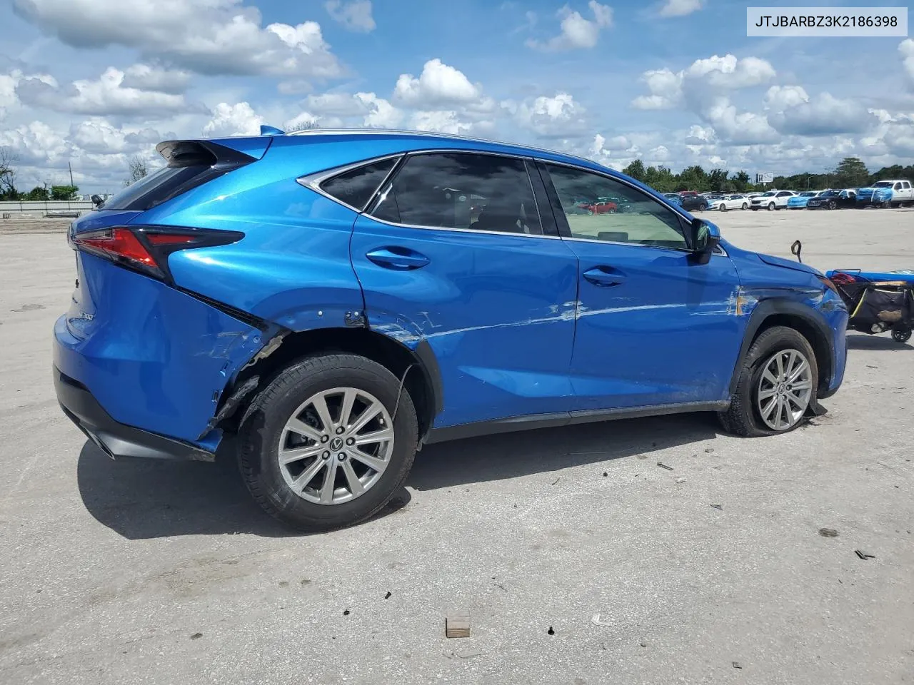 2019 Lexus Nx 300 Base VIN: JTJBARBZ3K2186398 Lot: 70581204