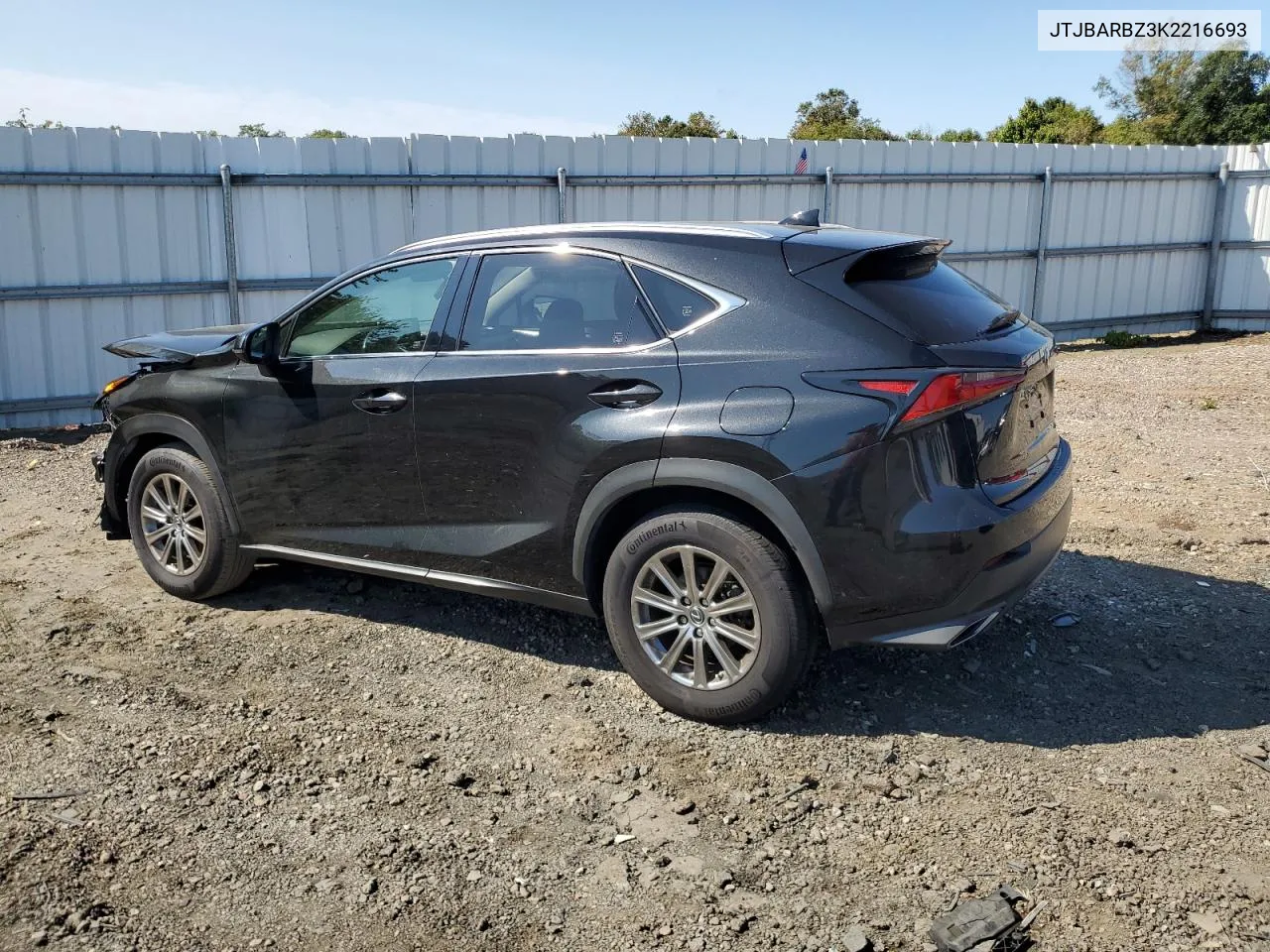 2019 Lexus Nx 300 Base VIN: JTJBARBZ3K2216693 Lot: 70718254