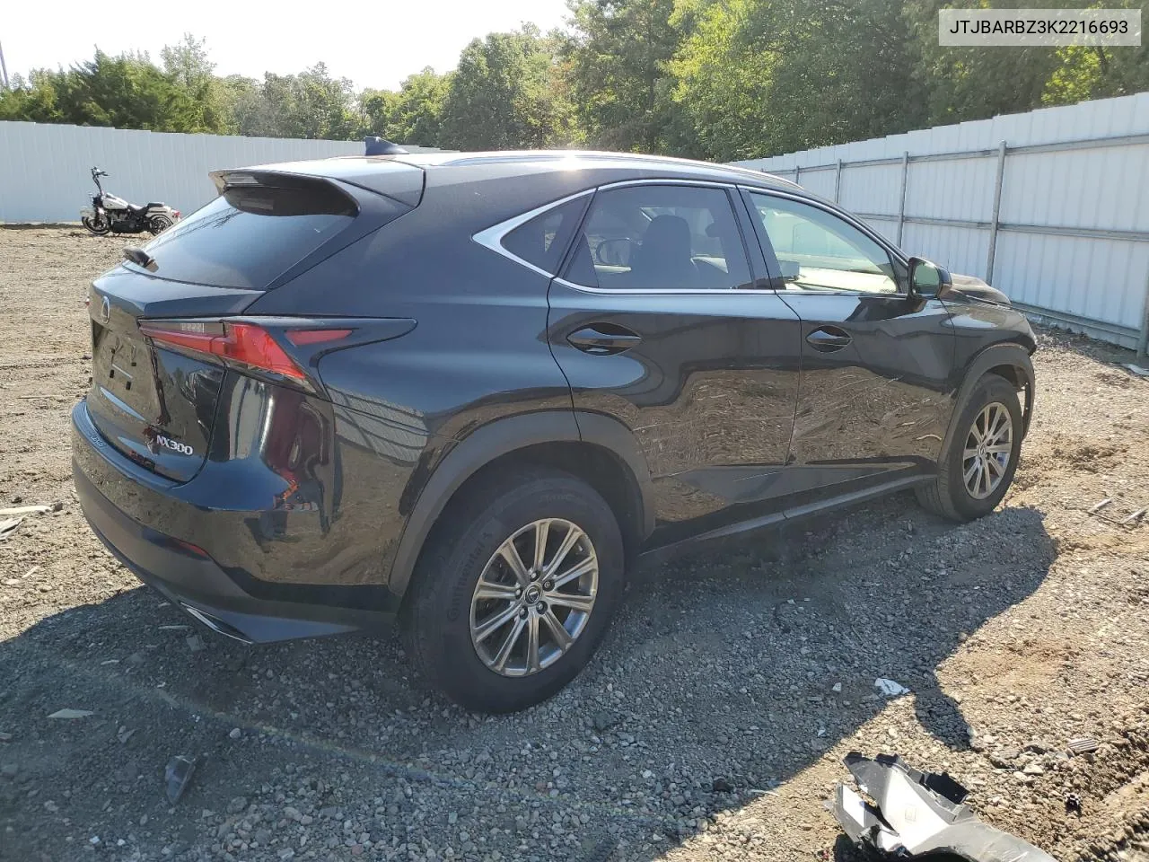 2019 Lexus Nx 300 Base VIN: JTJBARBZ3K2216693 Lot: 70718254